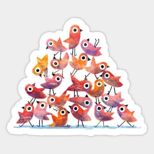 Bird Pyramid Sticker